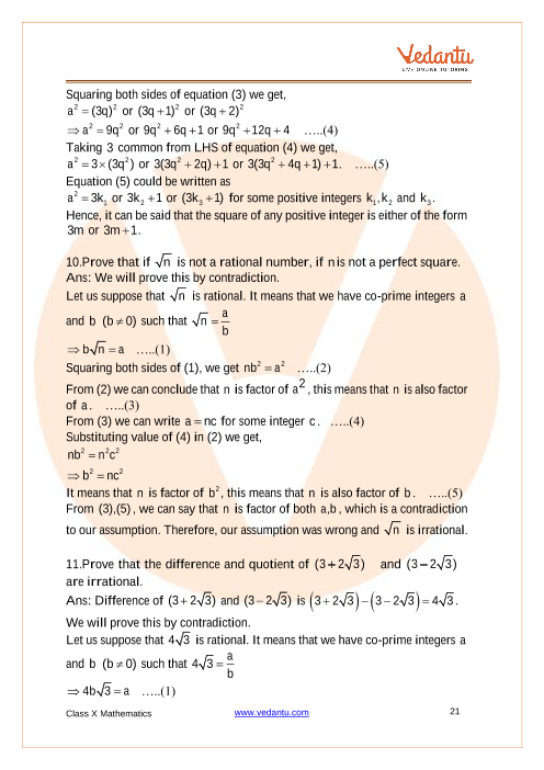 Important Questions of CBSE class 10 Mathematics