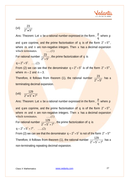 Important Questions of CBSE class 10 Mathematics