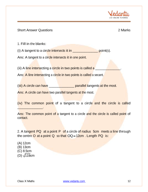 Important Questions of CBSE class 10 Mathematics