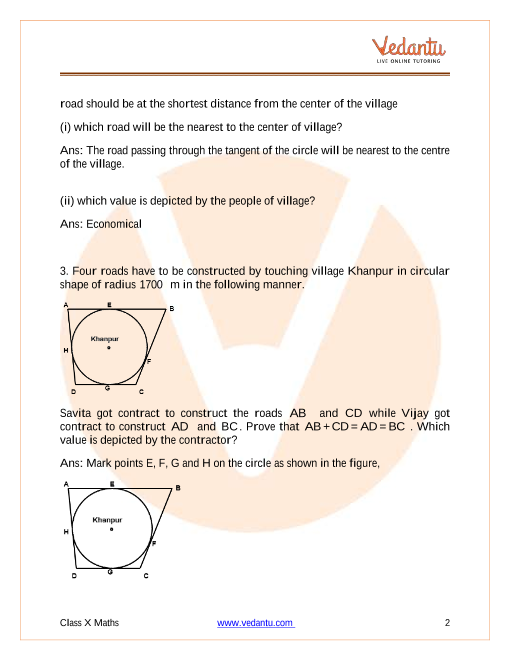 Important Questions of CBSE class 10 Mathematics