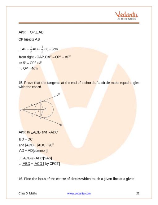 Important Questions of CBSE class 10 Mathematics