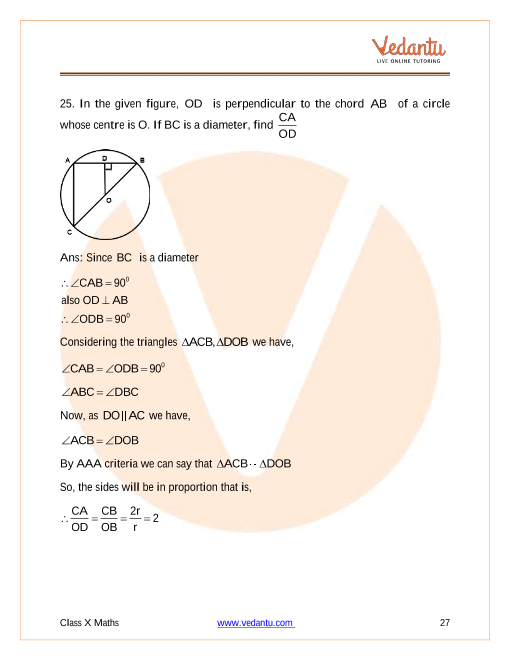 Important Questions of CBSE class 10 Mathematics