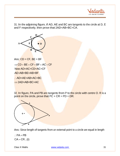 Important Questions of CBSE class 10 Mathematics