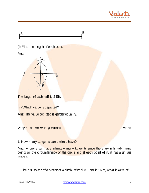 Important Questions of CBSE class 10 Mathematics