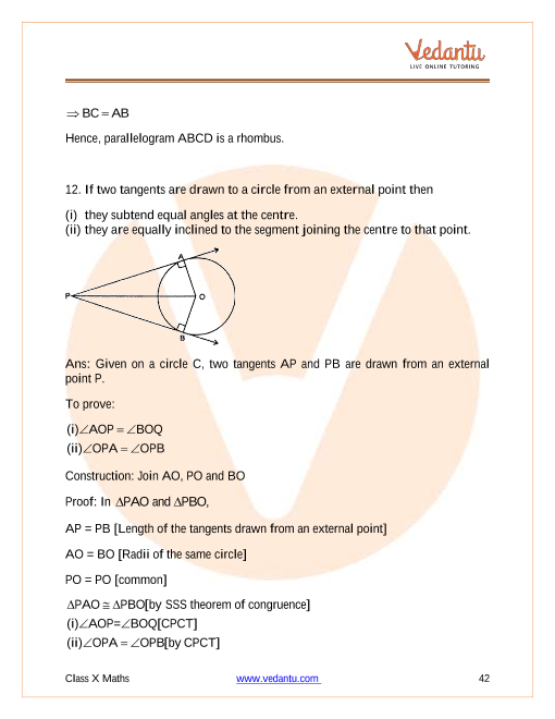 Important Questions of CBSE class 10 Mathematics