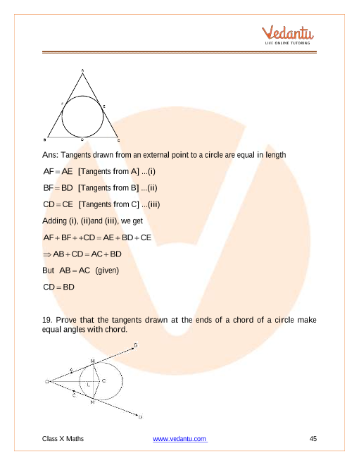 Important Questions of CBSE class 10 Mathematics