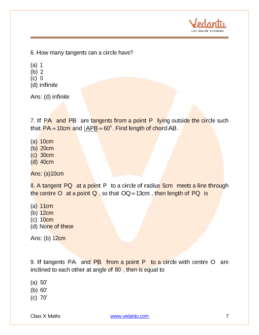 Important Questions of CBSE class 10 Mathematics