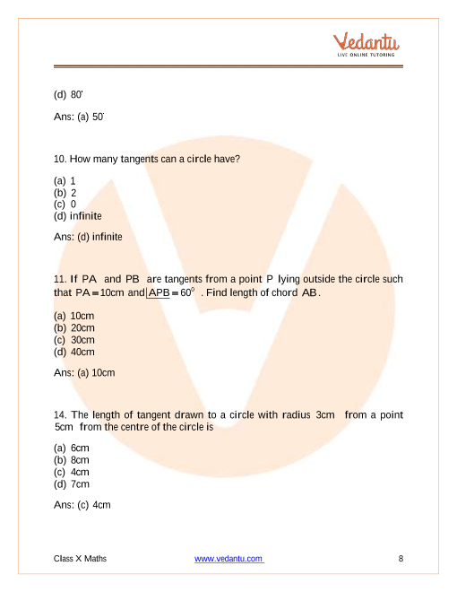 Important Questions of CBSE class 10 Mathematics