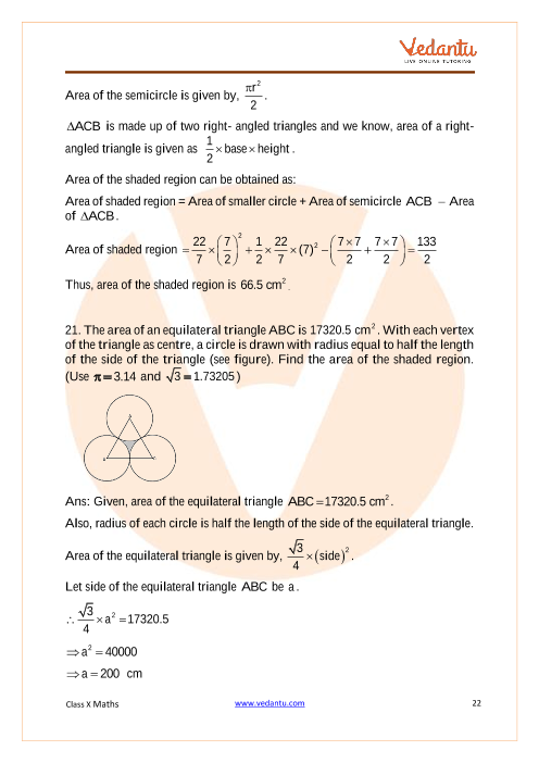 Important Questions of CBSE class 10 Mathematics