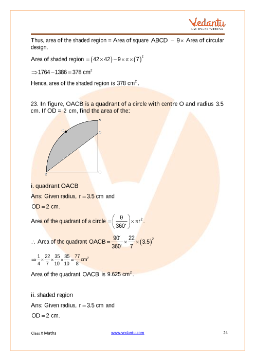 Important Questions of CBSE class 10 Mathematics