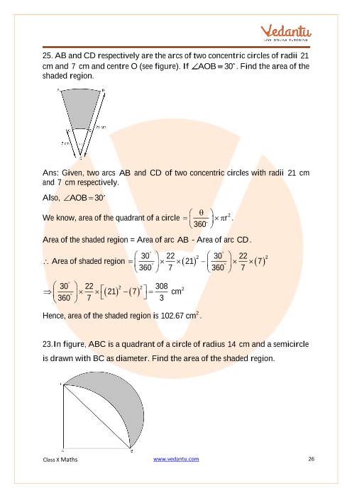 Important Questions of CBSE class 10 Mathematics