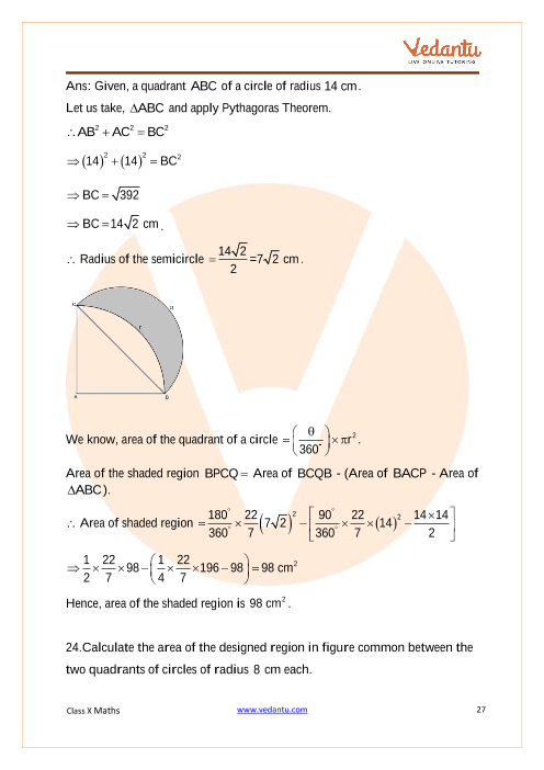 Important Questions of CBSE class 10 Mathematics