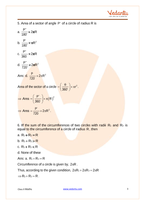 Important Questions of CBSE class 10 Mathematics