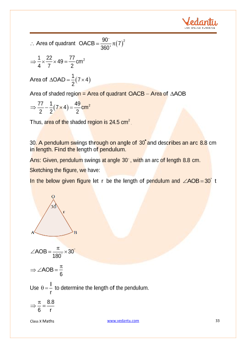 Important Questions of CBSE class 10 Mathematics