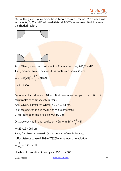 Important Questions of CBSE class 10 Mathematics