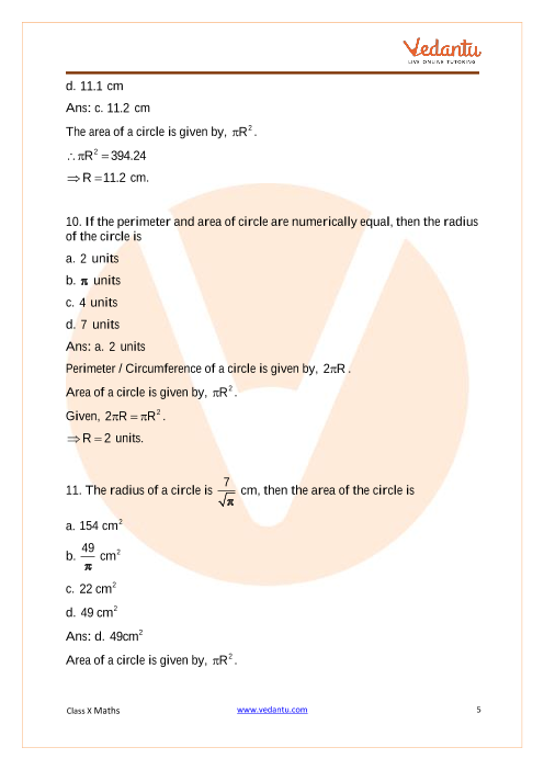 Important Questions of CBSE class 10 Mathematics