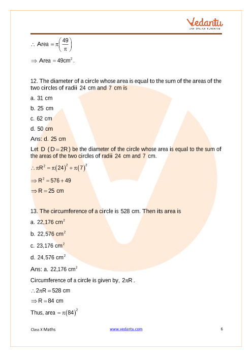 Important Questions of CBSE class 10 Mathematics