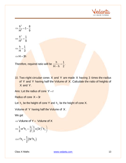 Important Questions of CBSE class 10 Mathematics