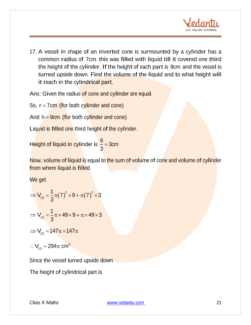 Important Questions of CBSE class 10 Mathematics