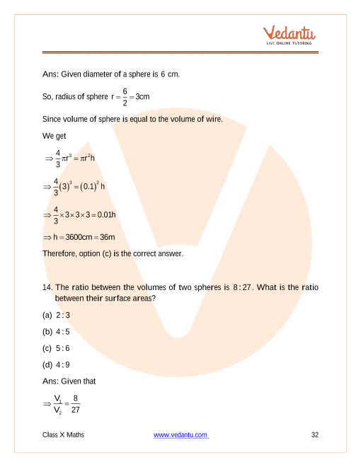 Important Questions of CBSE class 10 Mathematics