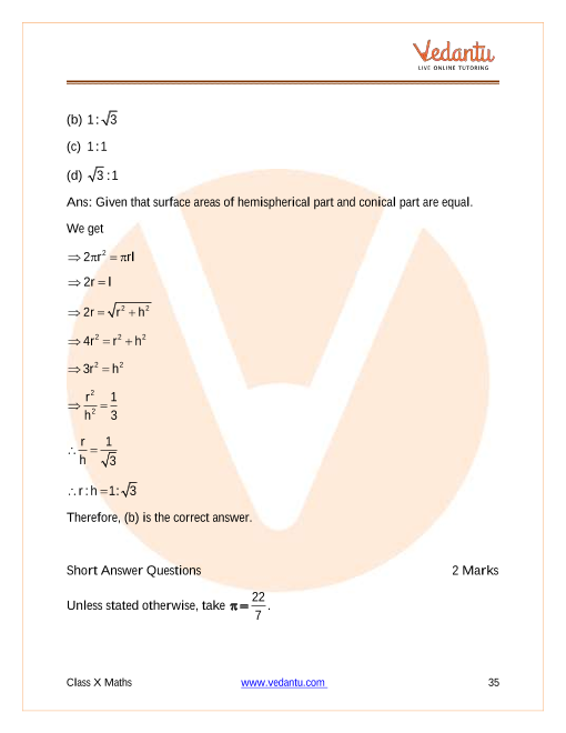 Important Questions of CBSE class 10 Mathematics