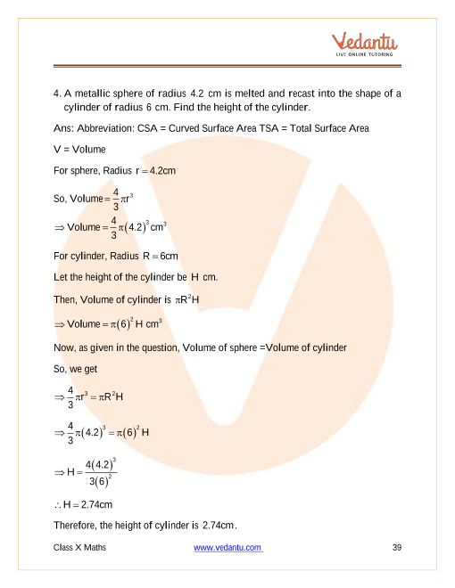 Important Questions of CBSE class 10 Mathematics