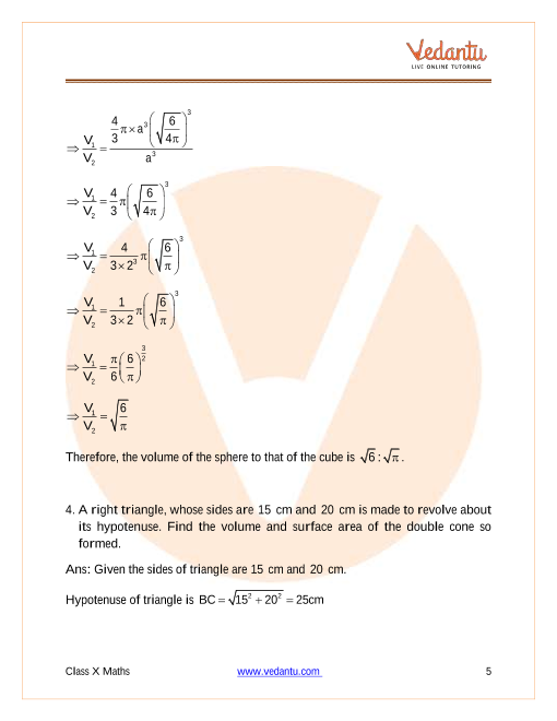 Important Questions of CBSE class 10 Mathematics