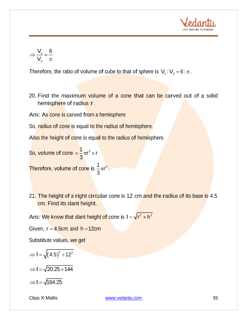 Important Questions of CBSE class 10 Mathematics