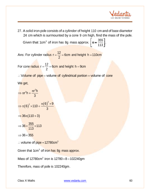 Important Questions of CBSE class 10 Mathematics