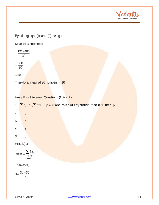 Important Questions of CBSE class 10 Mathematics