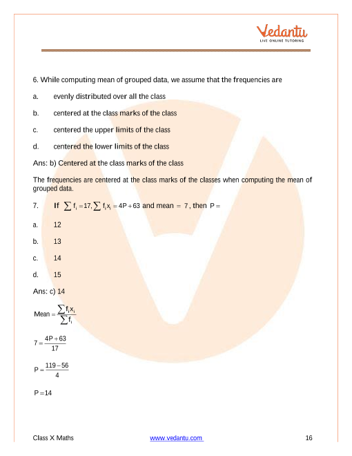 Important Questions of CBSE class 10 Mathematics