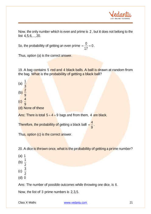 Important Questions of CBSE class 10 Mathematics