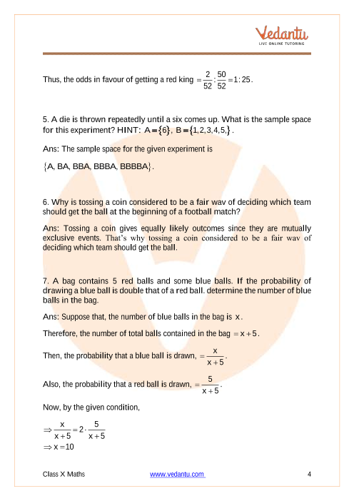 Important Questions of CBSE class 10 Mathematics