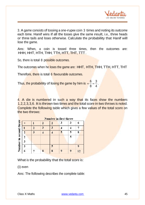 Important Questions of CBSE class 10 Mathematics