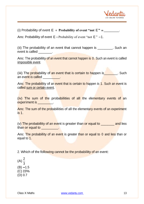 Important Questions of CBSE class 10 Mathematics