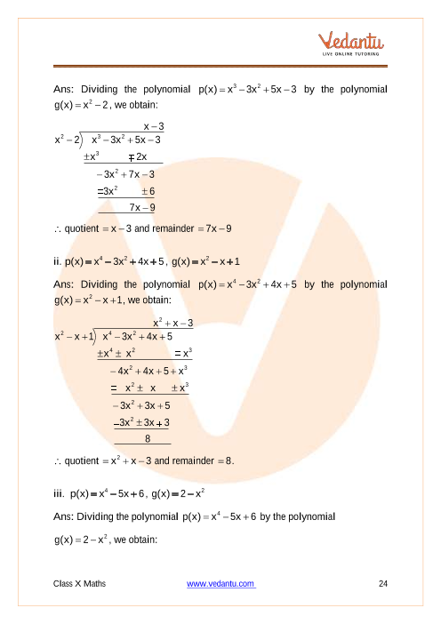 Important Questions of CBSE class 10 Mathematics