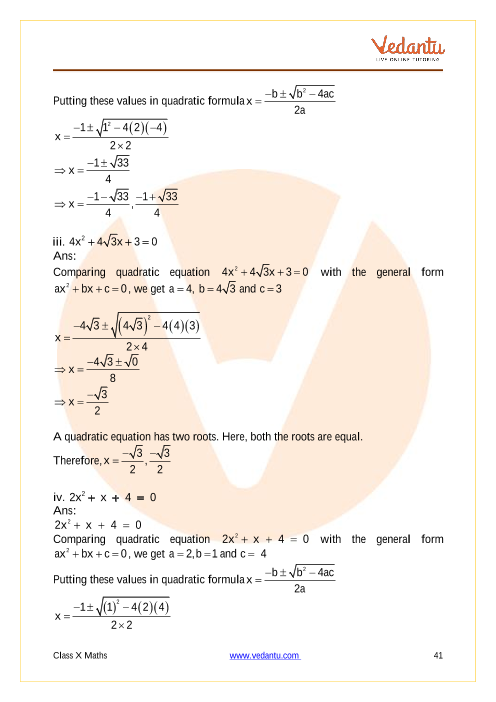 Important Questions of CBSE class 10 Mathematics