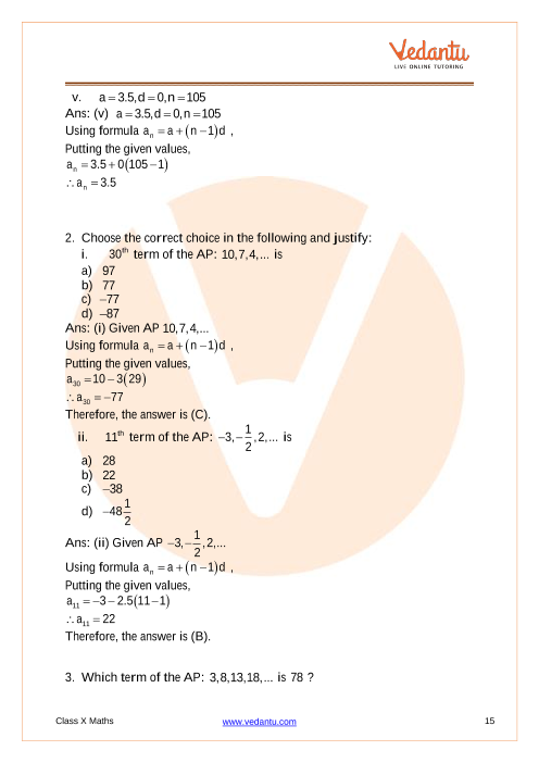 Important Questions of CBSE class 10 Mathematics