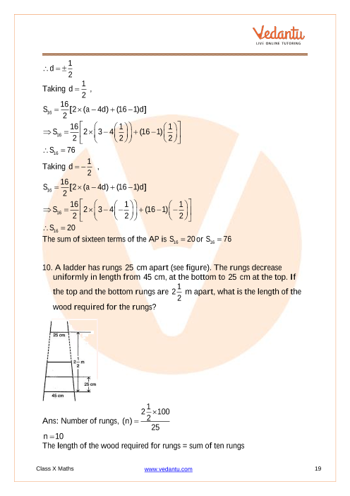 Important Questions of CBSE class 10 Mathematics