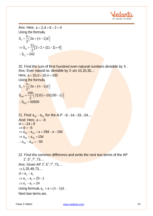 Important Questions of CBSE class 10 Mathematics