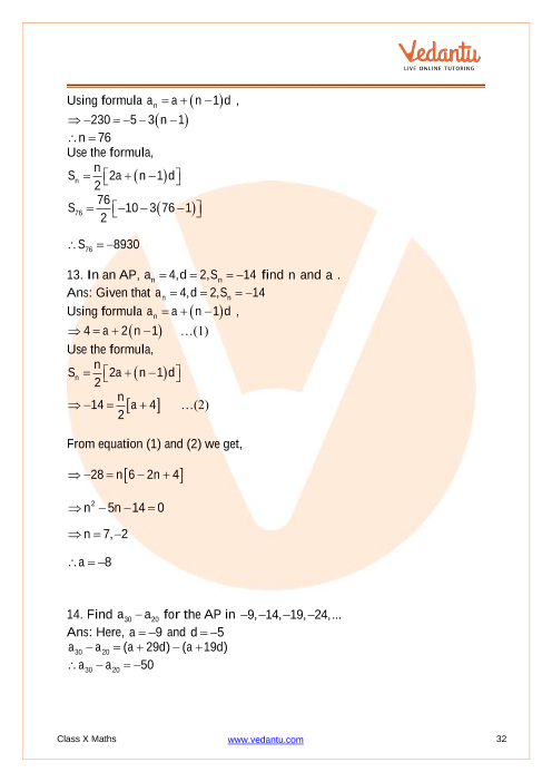 Important Questions of CBSE class 10 Mathematics