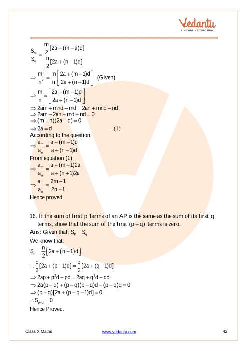 Important Questions of CBSE class 10 Mathematics