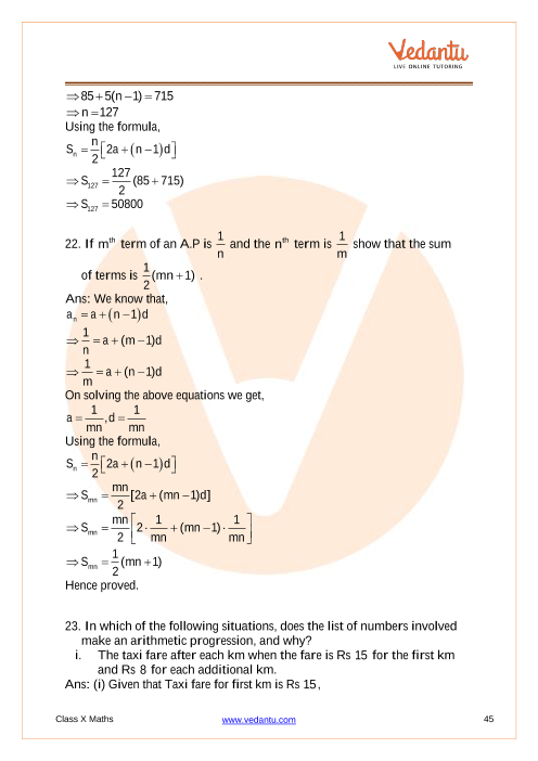 Important Questions of CBSE class 10 Mathematics