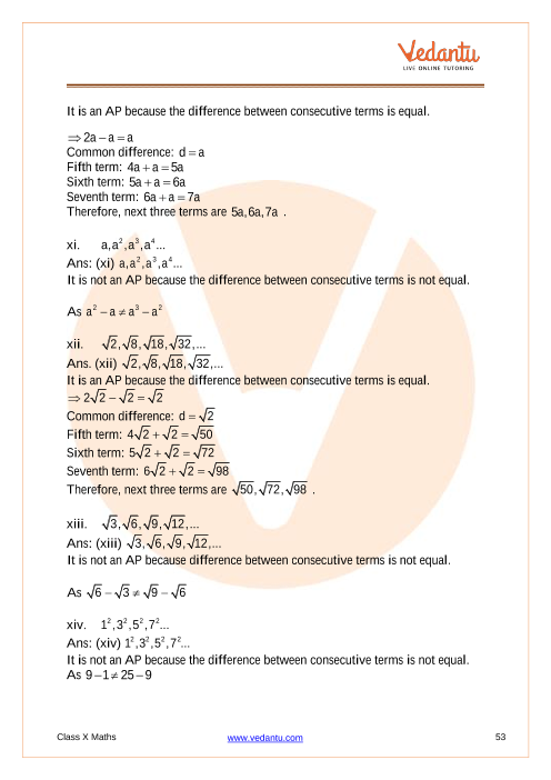 Important Questions of CBSE class 10 Mathematics