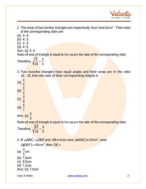 Important Questions of CBSE class 10 Mathematics