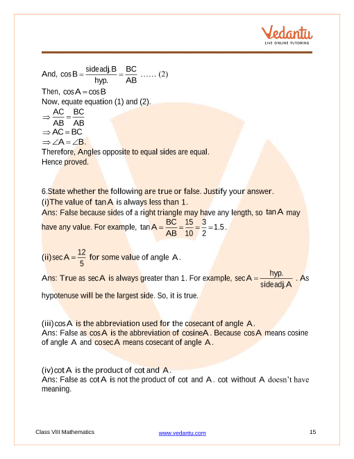 Important Questions of CBSE class 10 Mathematics