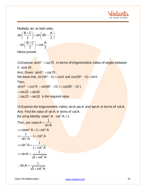 Important Questions of CBSE class 10 Mathematics