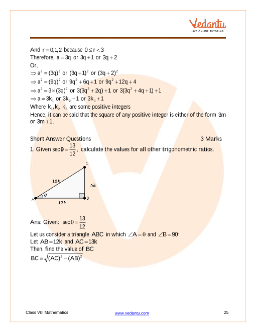 Important Questions of CBSE class 10 Mathematics