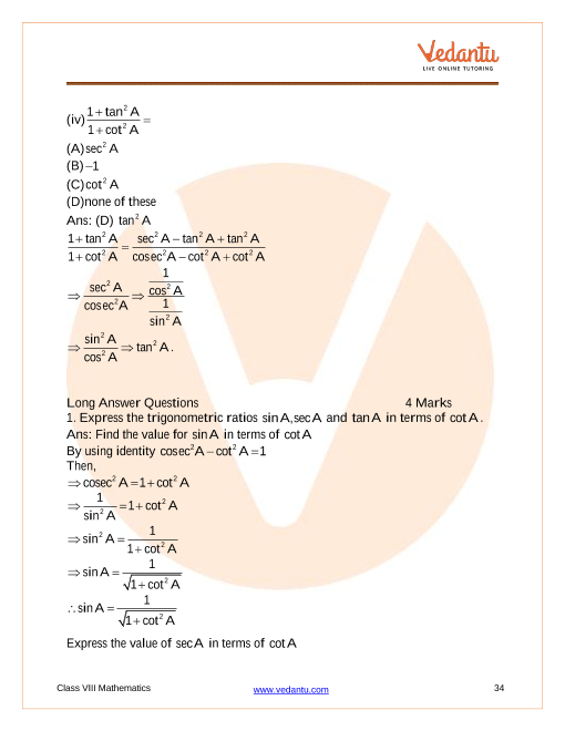 Important Questions of CBSE class 10 Mathematics