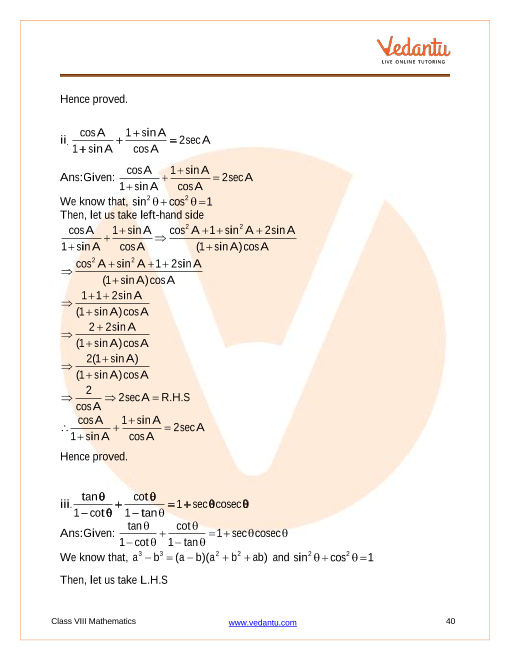 Important Questions of CBSE class 10 Mathematics